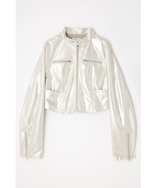 LAGUA GEM(ラグアジェム)の「LUSTER SHORT ジャケット(その他アウター・レディース・ホワイト/ブラック・FREE)」の13枚目の写真