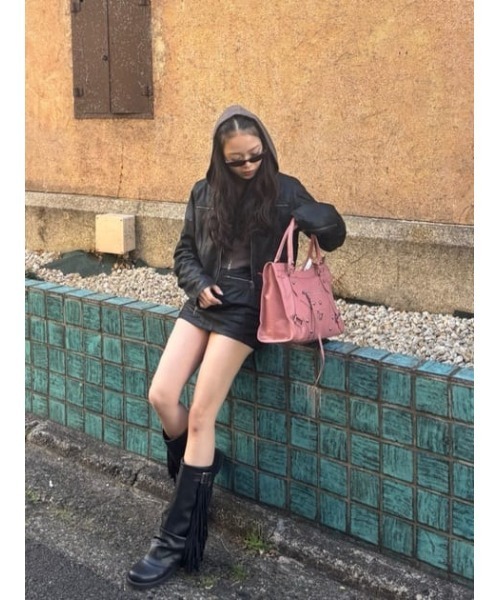 LUSTER SHORT ジャケット LAGUA GEM 『完売品』 セール】LUSTER SHORT ジャケット（その他アウター）｜LAGUA GEM