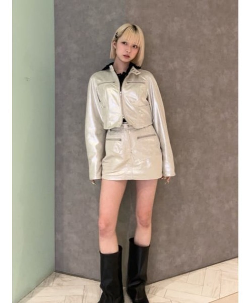 LUSTER SHORT ジャケット LAGUA GEM 『完売品』 セール】LUSTER SHORT ジャケット（その他アウター）｜LAGUA GEM