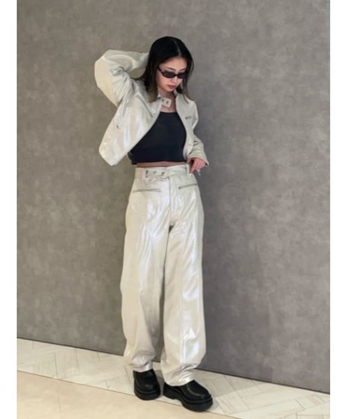 LUSTER SHORT ジャケット LAGUA GEM 『完売品』 セール】LUSTER SHORT ジャケット（その他アウター）｜LAGUA GEM