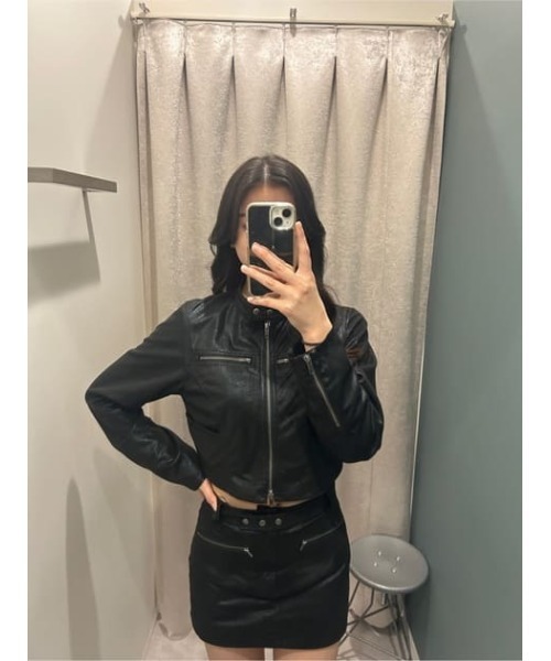 LUSTER SHORT ジャケット LAGUA GEM 『完売品』 セール】LUSTER SHORT ジャケット（その他アウター）｜LAGUA GEM