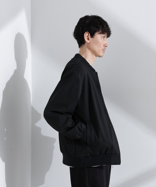 NANO universe（ナノユニバース）の「TRインタックMA-1（MA-1・メンズ・ブラック/グレー/ライトグリーン・S/M/L/XL）」の8枚目の写真