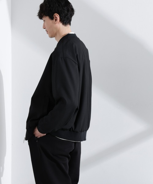 NANO universe（ナノユニバース）の「TRインタックMA-1（MA-1・メンズ・ブラック/グレー/ライトグリーン・S/M/L/XL）」の9枚目の写真