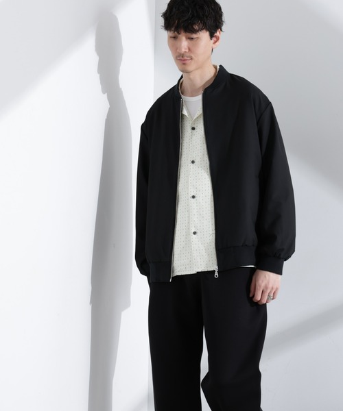 NANO universe（ナノユニバース）の「TRインタックMA-1（MA-1・メンズ・ブラック/グレー/ライトグリーン・S/M/L/XL）」の7枚目の写真