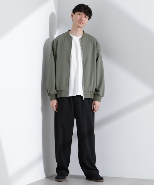 NANO universe（ナノユニバース）の「TRインタックMA-1（MA-1・メンズ・ブラック/グレー/ライトグリーン・S/M/L/XL）」の18枚目の写真