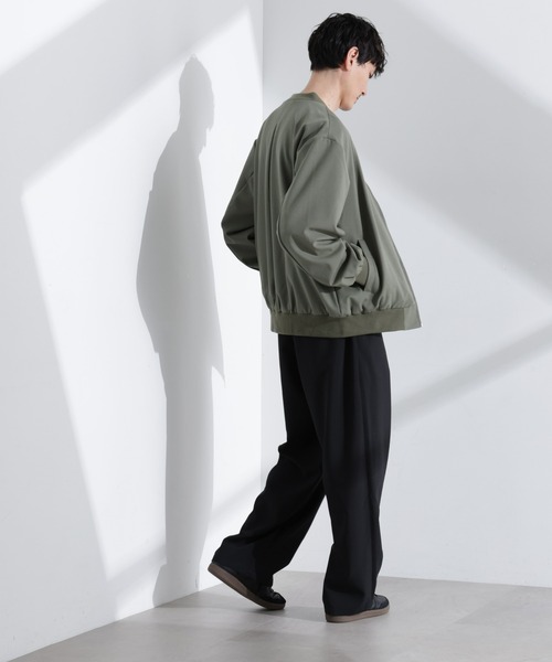 NANO universe（ナノユニバース）の「TRインタックMA-1（MA-1・メンズ・ブラック/グレー/ライトグリーン・S/M/L/XL）」の20枚目の写真