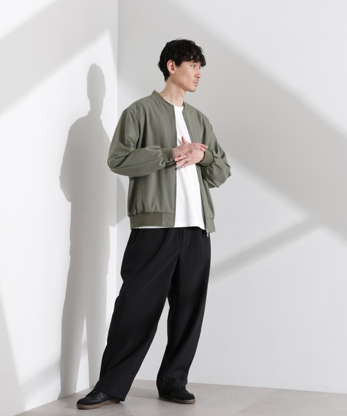 NANO universe（ナノユニバース）の「TRインタックMA-1（MA-1・メンズ・ブラック/グレー/ライトグリーン・S/M/L/XL）」の19枚目の写真