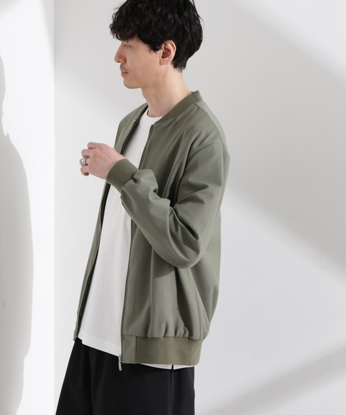 NANO universe（ナノユニバース）の「TRインタックMA-1（MA-1・メンズ・ブラック/グレー/ライトグリーン・S/M/L/XL）」の16枚目の写真