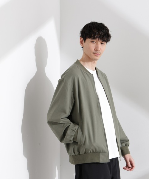 NANO universe（ナノユニバース）の「TRインタックMA-1（MA-1・メンズ・ブラック/グレー/ライトグリーン・S/M/L/XL）」の15枚目の写真