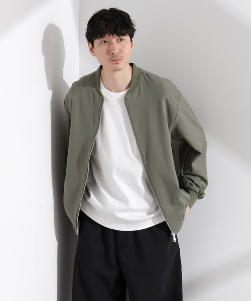 NANO universe（ナノユニバース）の「TRインタックMA-1（MA-1・メンズ・ブラック/グレー/ライトグリーン・S/M/L/XL）」の14枚目の写真