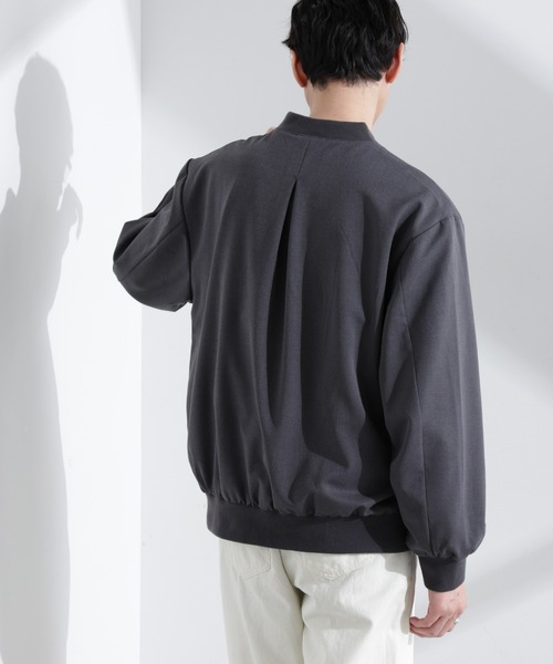 NANO universe（ナノユニバース）の「TRインタックMA-1（MA-1・メンズ・ブラック/グレー/ライトグリーン・S/M/L/XL）」の22枚目の写真