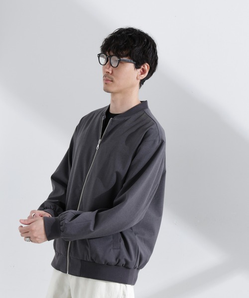 NANO universe（ナノユニバース）の「TRインタックMA-1（MA-1・メンズ・ブラック/グレー/ライトグリーン・S/M/L/XL）」の21枚目の写真