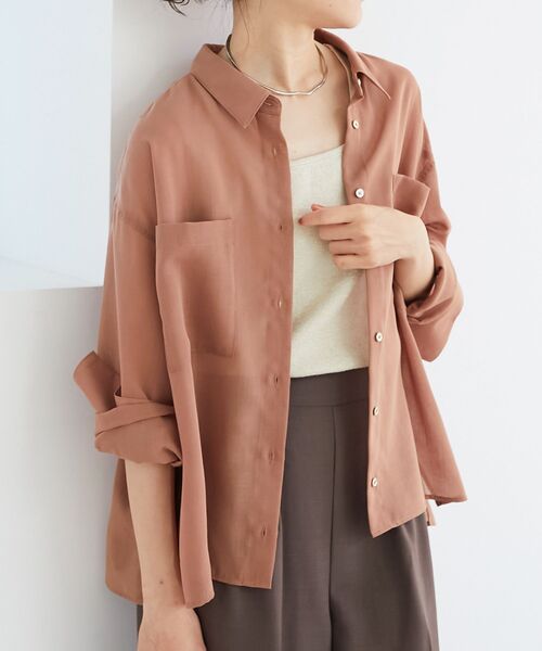 le.coeur blanc（ルクールブラン）の「スクエアニットタンク（タンクトップ・レディース・オフホワイト/シルバー/ゴールド/ブラック/ベージュ・38）」の22枚目の写真