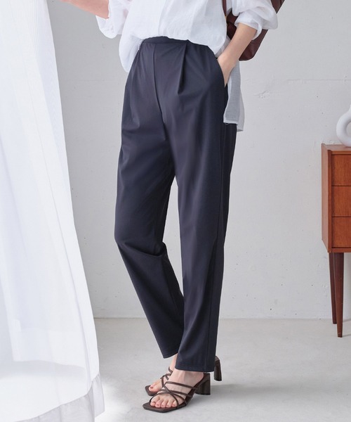 Viola e Viola(ヴィオラエヴィオラ)の「さらテロ楽ちんスティックパンツ(レギュラー丈)(その他パンツ・レディース・ブラック/カーキ/ネイビー/ダークブルー・M/L/3L/LL/4L/5L)」の22枚目の写真