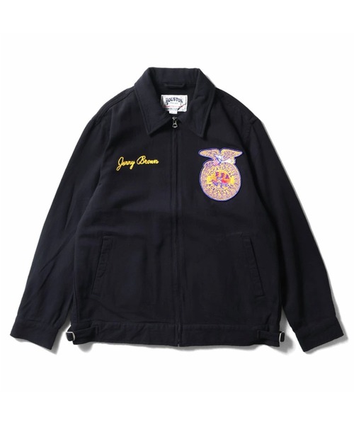 XXL新品未使用　ヒューストンフォーマーズジャケット　FFA navy セール】HOUSTON ヒューストン COTTON LINEN FFA JACKET コットン