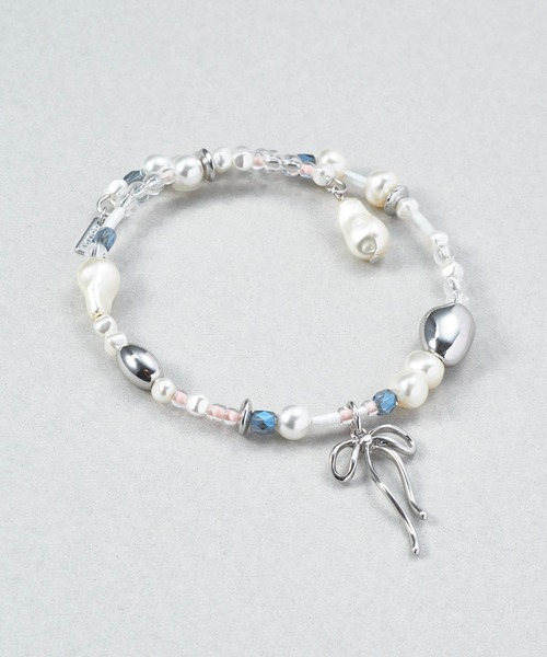 GOLDY（ゴールディ）の「マルチ ビーズ バングル（バングル/リストバンド・レディース・ゴールド/シルバー/その他1・FREE）」の4枚目の写真