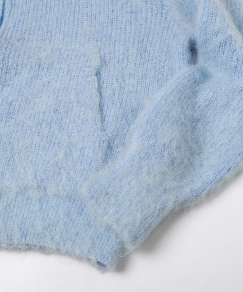 JIEDA（ジエダ）の「MOHAIR ZIP HOODIE（パーカー・メンズ・サックスブルー/ブラック/グレー・2/1）」の12枚目の写真