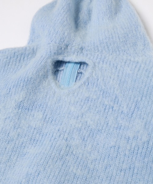 JIEDA（ジエダ）の「MOHAIR ZIP HOODIE（パーカー・メンズ・サックスブルー/ブラック/グレー・2/1）」の13枚目の写真