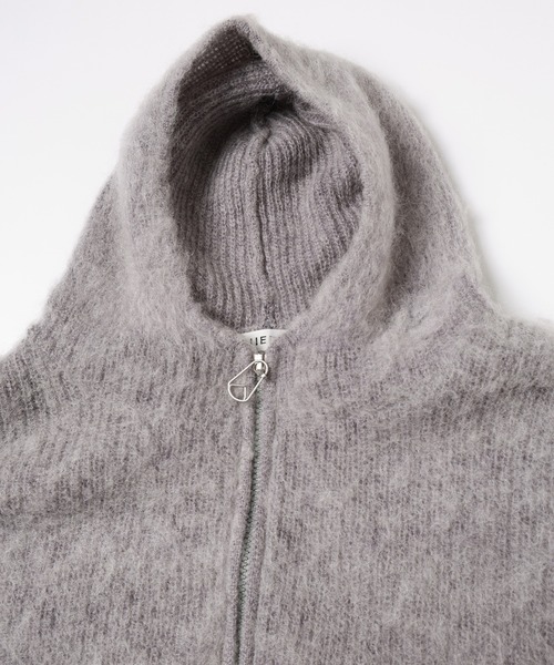 JIEDA（ジエダ）の「MOHAIR ZIP HOODIE（パーカー・メンズ・サックスブルー/ブラック/グレー・2/1）」の17枚目の写真