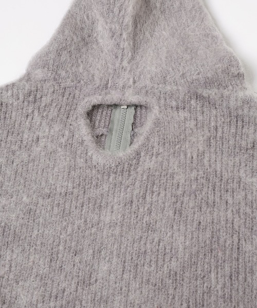 JIEDA（ジエダ）の「MOHAIR ZIP HOODIE（パーカー・メンズ・サックスブルー/ブラック/グレー・2/1）」の19枚目の写真