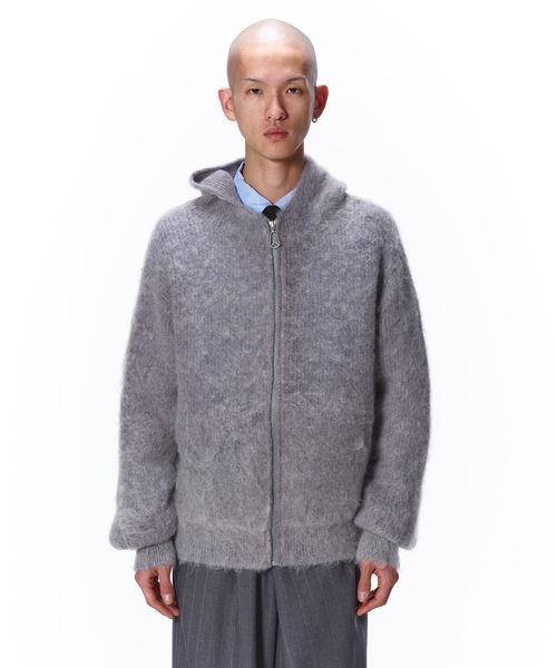 JIEDA（ジエダ）の「MOHAIR ZIP HOODIE（パーカー・メンズ・サックスブルー/ブラック/グレー・2/1）」の22枚目の写真
