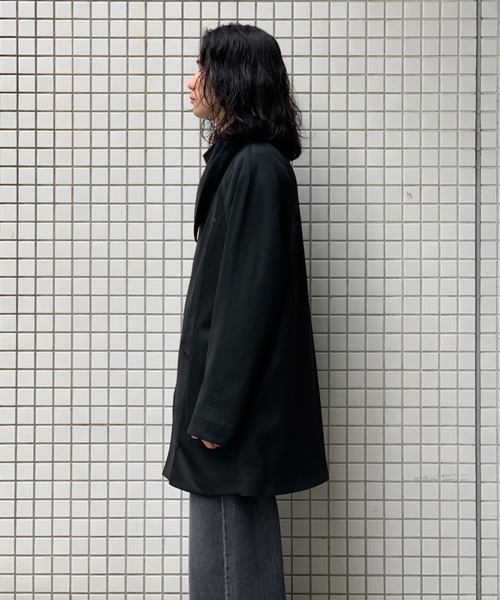 【関税込み】Kiko Kostadinov ブラック Mallarme コート KIKO KOSTADINOV キココスタディノフ KNOX MULTI ZIP BLAZER