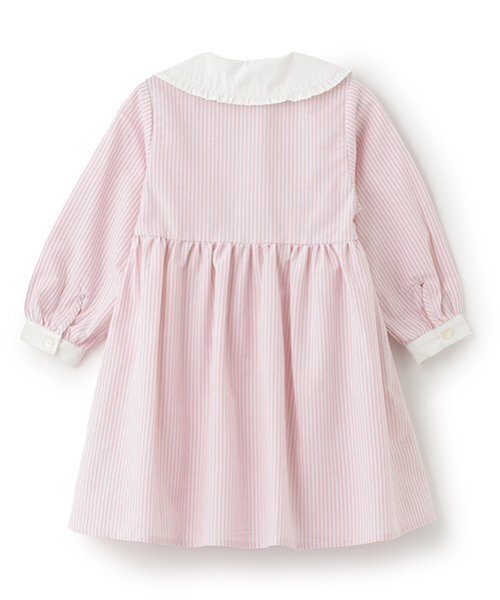 petit main(プティマイン)の「【POLO BCS】シャツワンピース(シャツワンピース・キッズ・ライトピンク/ライトブルー・110cm/80cm/100cm/130cm/120cm/90cm)」の11枚目の写真