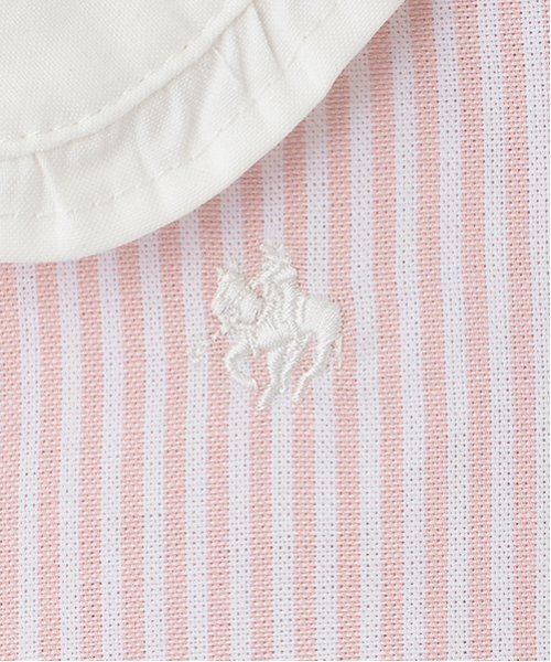 petit main(プティマイン)の「【POLO BCS】シャツワンピース(シャツワンピース・キッズ・ライトピンク/ライトブルー・110cm/80cm/100cm/130cm/120cm/90cm)」の13枚目の写真