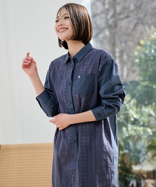 Arnold Palmer（アーノルドパーマー）の「オーバーレース 切替 チュニック（チュニック・レディース・ライトグリーン/ネイビー/ホワイト・L/M/S）」の13枚目の写真