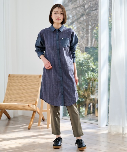 Arnold Palmer（アーノルドパーマー）の「オーバーレース 切替 チュニック（チュニック・レディース・ライトグリーン/ネイビー/ホワイト・L/M/S）」の14枚目の写真