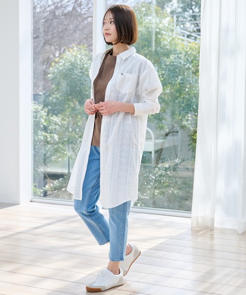 Arnold Palmer（アーノルドパーマー）の「オーバーレース 切替 チュニック（チュニック・レディース・ライトグリーン/ネイビー/ホワイト・L/M/S）」の21枚目の写真