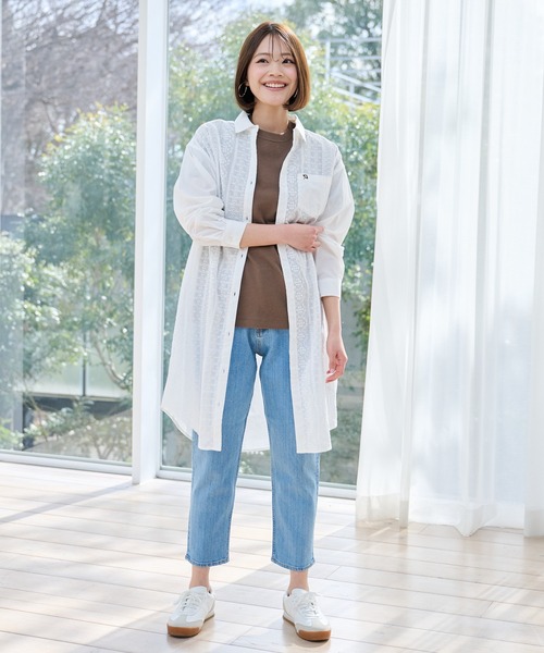 Arnold Palmer（アーノルドパーマー）の「オーバーレース 切替 チュニック（チュニック・レディース・ライトグリーン/ネイビー/ホワイト・L/M/S）」の20枚目の写真