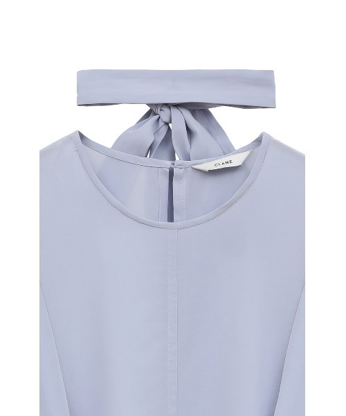 CLANE クラネ SQUARE SLEEVE BLOUSE ブラウス ブルー CLANE/クラネ】SQUARE SLEEVE BLOUSE/スクエアスリーブブラウス