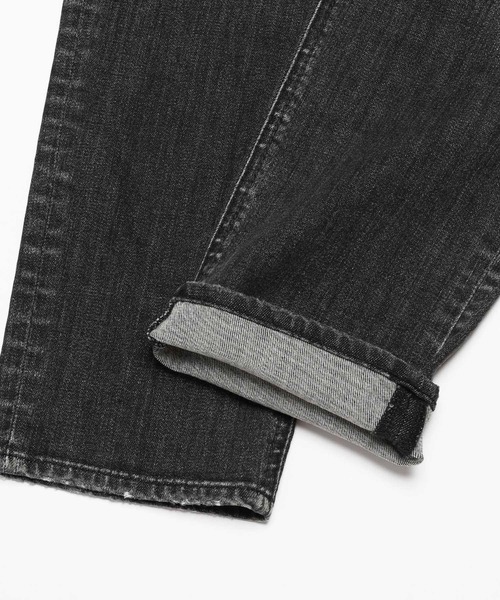 VANQUISH（ヴァンキッシュ）の「VANQUISH / ヴァンキッシュ リペア スキニー デニムパンツ（デニムパンツ・メンズ・ブラック・34inch/32inch/30inch/28inch）」の7枚目の写真
