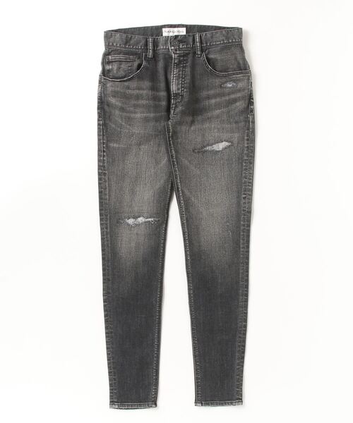 VANQUISH（ヴァンキッシュ）の「VANQUISH / ヴァンキッシュ リペア スキニー デニムパンツ（デニムパンツ・メンズ・ブラック・34inch/32inch/30inch/28inch）」の9枚目の写真