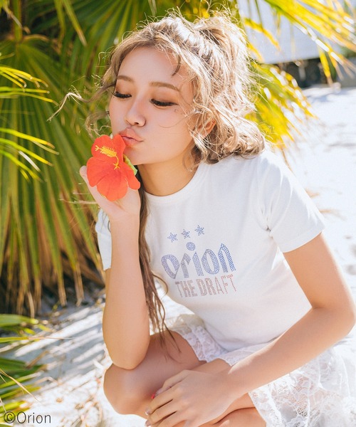 Orion/オリオン】ラインストーンちびTシャツ（Tシャツ