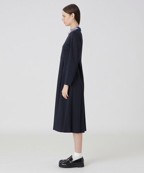 BLUE LABEL CRESTBRIDGE（ブルーレーベルクレストブリッジ）の「【一部店舗限定】ハイゲージポンチドレス（ワンピース・レディース・ダークネイビー/ブラック・40/38/36）」の18枚目の写真