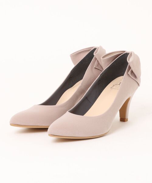 gather（ギャザー）の「【gather】 バックリボンパンプス（パンプス・レディース・ブラック/グレー/ベージュ・22.5cm/23.0cm/23.5cm/24.0cm/24.5cm）」の3枚目の写真