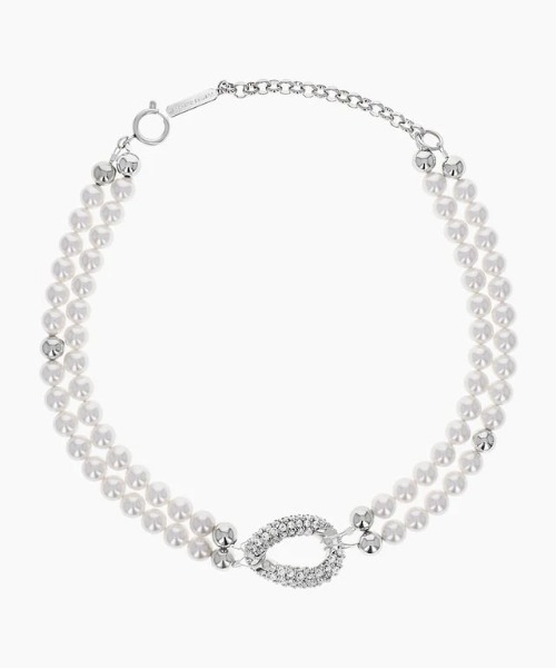 Justine Clenquet シルバー Betty チョーカー クリスタル Justine Clenquet シルバー Betty チョーカー クリスタル