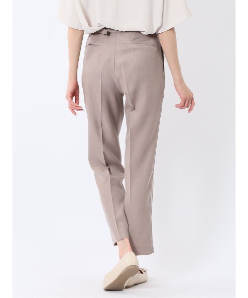 m.f.editorial(エムエフエディトリアル)の「【ストレッチ ウォッシャブル】m.f.エディトリアル レディース テーパード パンツ ベージュ (セットアップ可能)(スーツパンツ・レディース・ベージュ・S/MEDIUM/LARGE)」の5枚目の写真