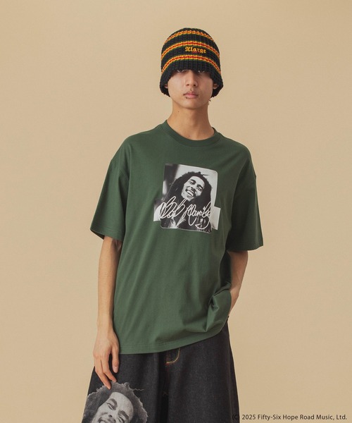XLARGE×BOB MARLEY BOX LOGO S/S TEE（Tシャツ/カットソー