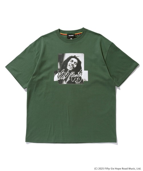 XLARGE×BOB MARLEY BOX LOGO S/S TEE（Tシャツ/カットソー