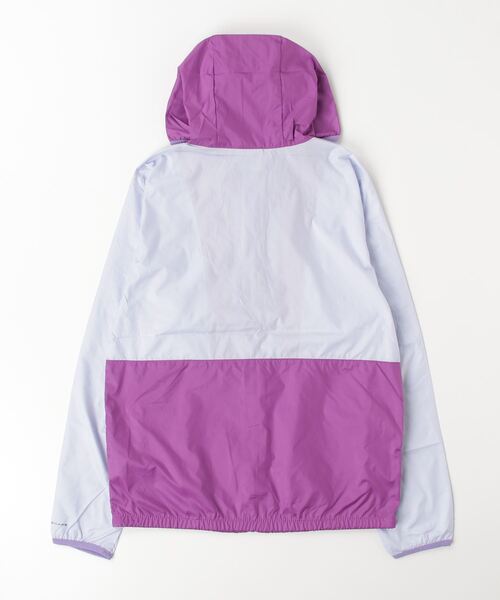 Columbia（コロンビア）の「コロンビア  バックボウルフーデッドウインドブレイカー（ナイロンジャケット・キッズ・グリーン/ピンク・J/S/J/L/J/M）」の4枚目の写真