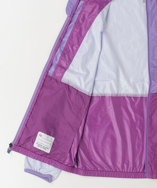 Columbia（コロンビア）の「コロンビア  バックボウルフーデッドウインドブレイカー（ナイロンジャケット・キッズ・グリーン/ピンク・J/S/J/L/J/M）」の3枚目の写真
