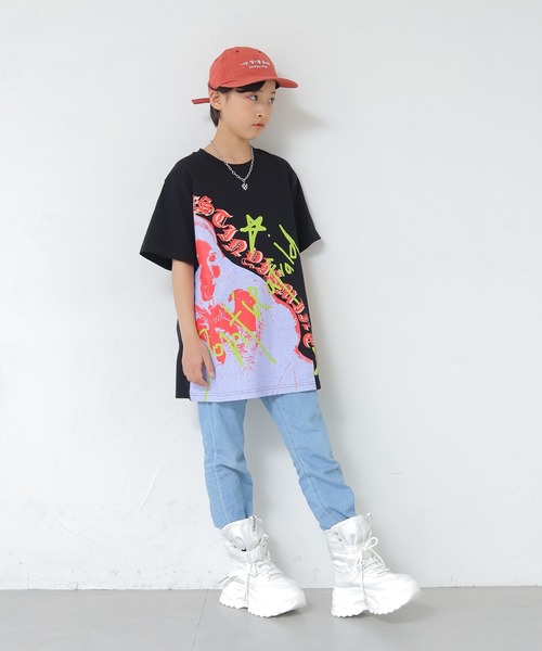 UNIT CHEST（ユニットチェスト）の「【UNIT CHEST】unique unisex T-shirt　VTFAコラボT ”Distiny is mine. ” by RIRIKA TOGUCHI（Tシャツ/カットソー・レディース・ホワイト/ブラック・S/M/L）」の14枚目の写真