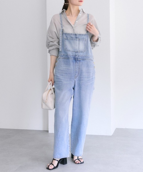 PUAL CE CIN　2025 SS 綿麻デニムサロペット 25th PUAL CE CIN（ピュアルセシン）の「【25th】綿麻デニムサロペット