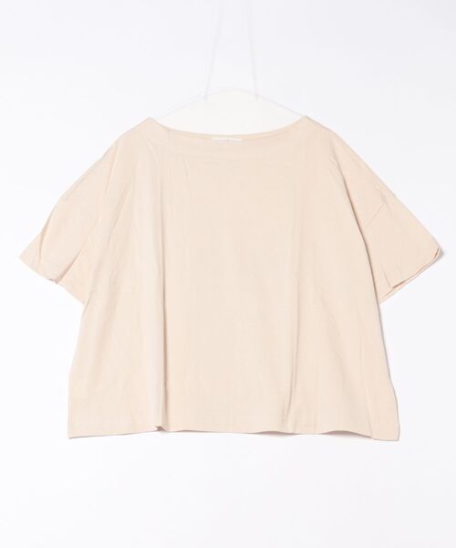 BLANC FICELLE(ブランフィセル)の「5分袖 Tシャツ(Tシャツ/カットソー・レディース・ブラック/アイボリー/グリーン/ホワイト/ベージュ/モカ・M/L/XL)」の13枚目の写真