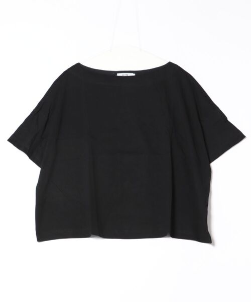 BLANC FICELLE(ブランフィセル)の「5分袖 Tシャツ(Tシャツ/カットソー・レディース・ブラック/アイボリー/グリーン/ホワイト/ベージュ/モカ・M/L/XL)」の14枚目の写真