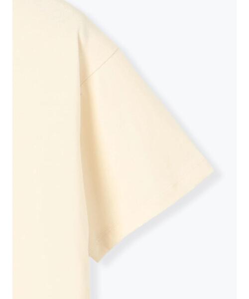 Lugnoncure（ルノンキュール）の「メガネ刺繍プリントTシャツ（Tシャツ/カットソー・レディース・ブラック/オフホワイト/チャコールグレー/キナリ・F）」の13枚目の写真