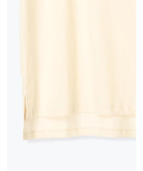 Lugnoncure（ルノンキュール）の「メガネ刺繍プリントTシャツ（Tシャツ/カットソー・レディース・ブラック/オフホワイト/チャコールグレー/キナリ・F）」の14枚目の写真